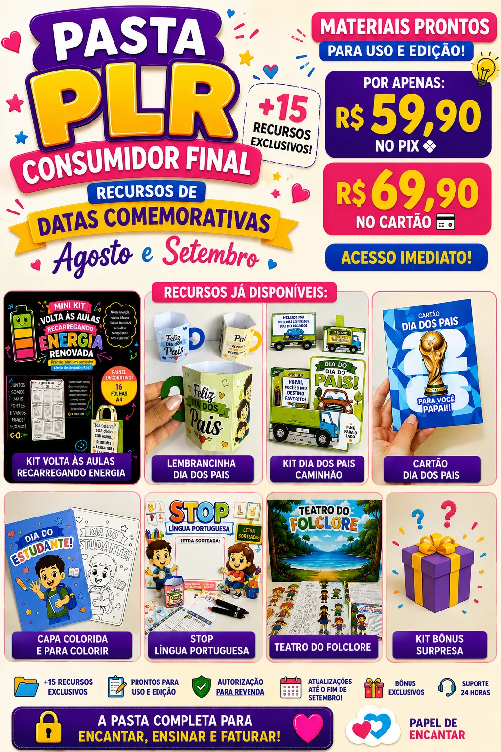 Imagem 1 do material Pasta PLR consumidor final