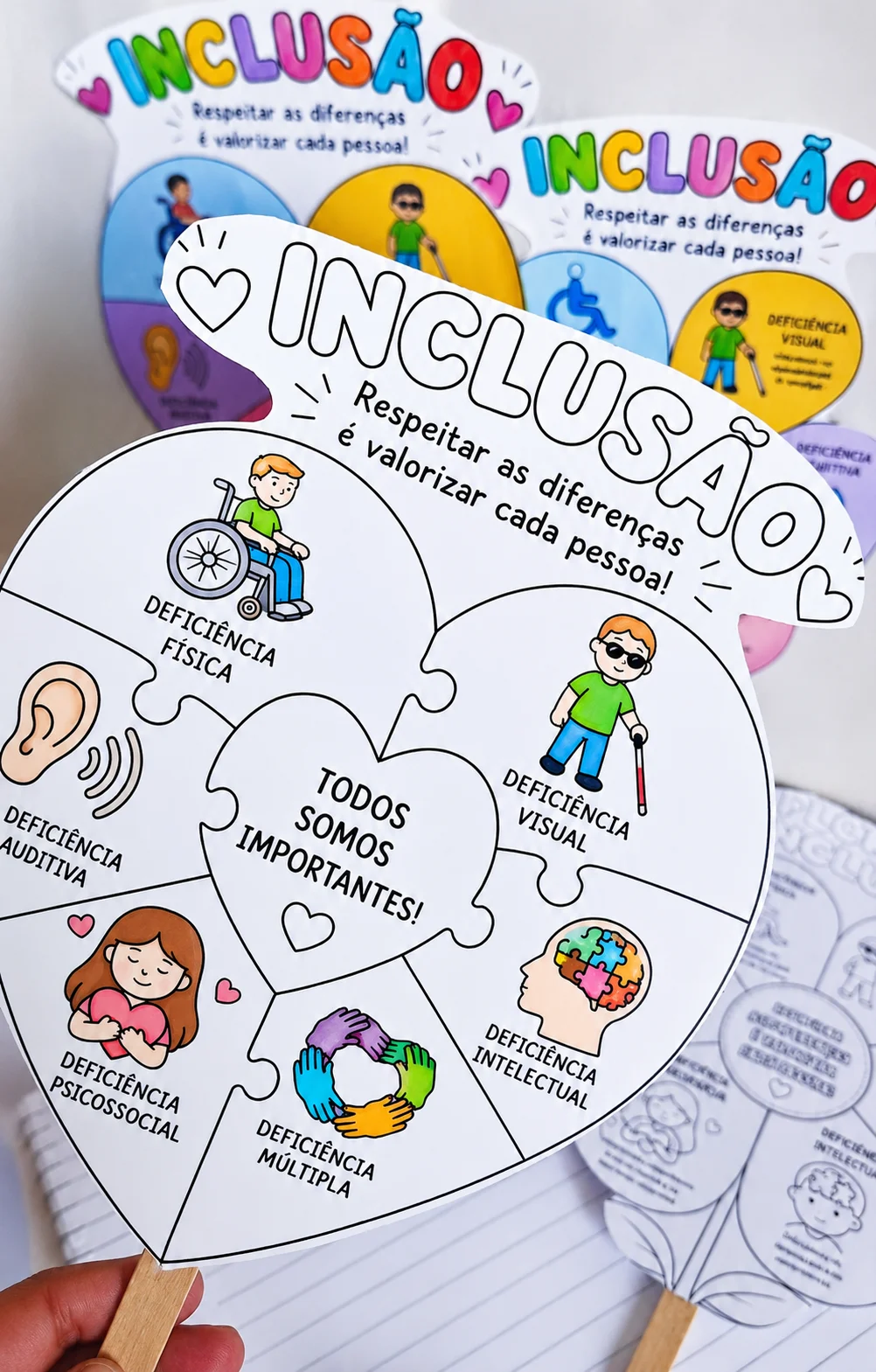 Miniatura 2 de Atividade Interativa da Inclusão - Semana da Pessoa com Deficiência Intelectual e Múltipla