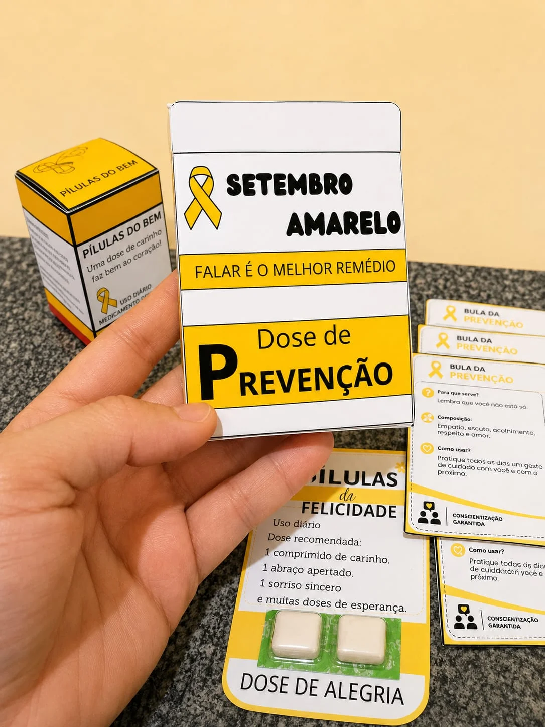 Miniatura 3 de Lembrancinha Setembro Amarelo 💛 (PLR Consumidor final)