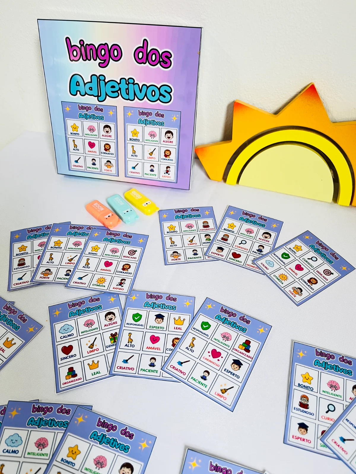 Miniatura 2 de 🌟 BINGO DOS ADJETIVOS 🌟