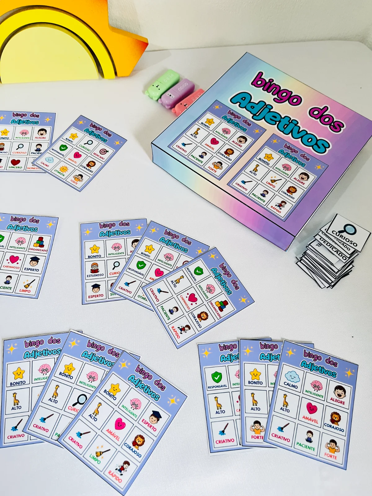 Miniatura 3 de 🌟 BINGO DOS ADJETIVOS 🌟