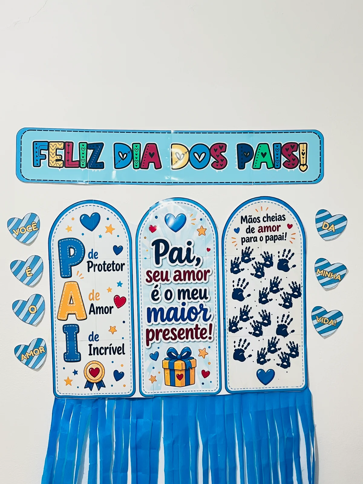 Capa do material 💙 PAINEL DIA DOS PAIS — AMOR EM CADA DETALHE! 💙