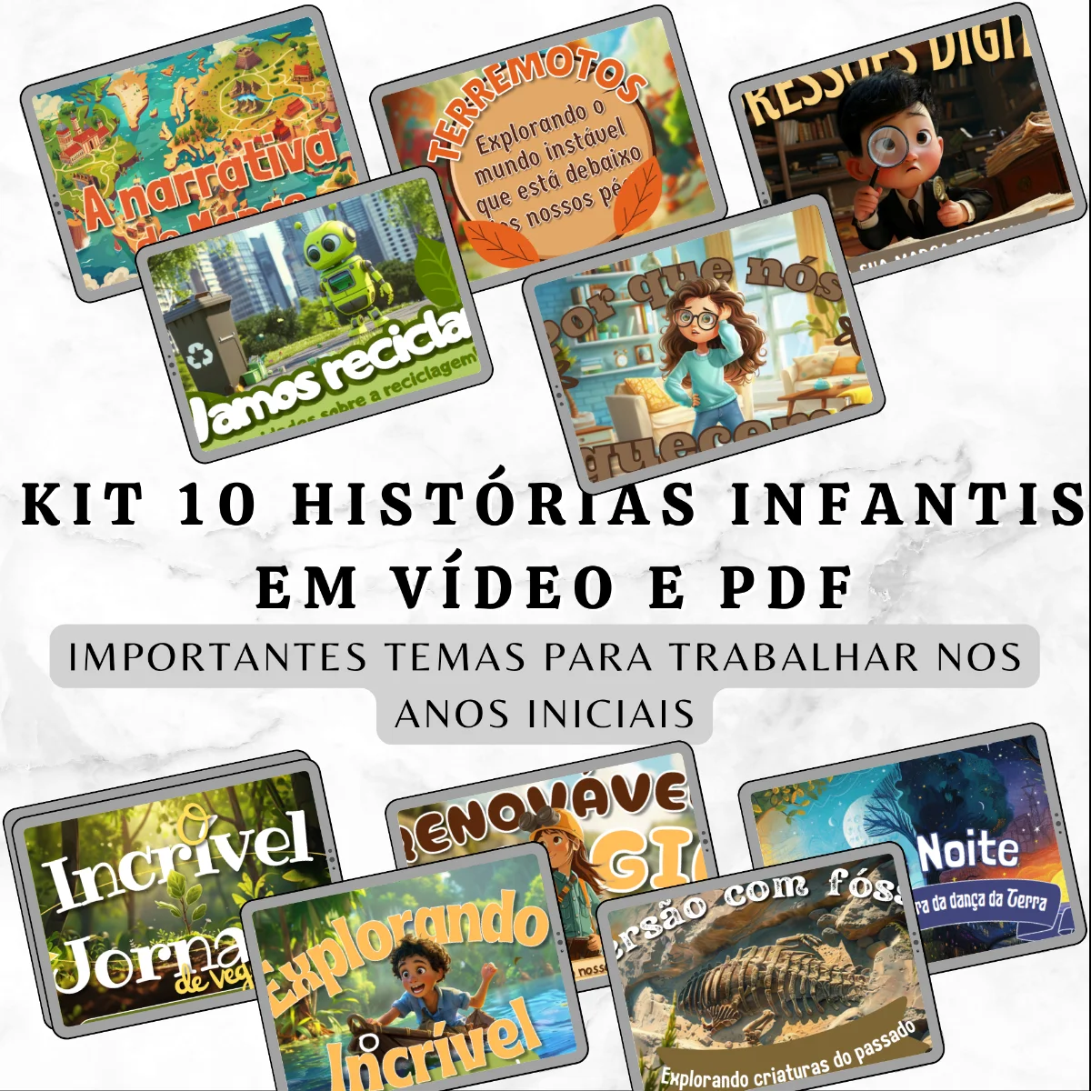 Miniatura 2 de Kit 10 Histórias Infantis