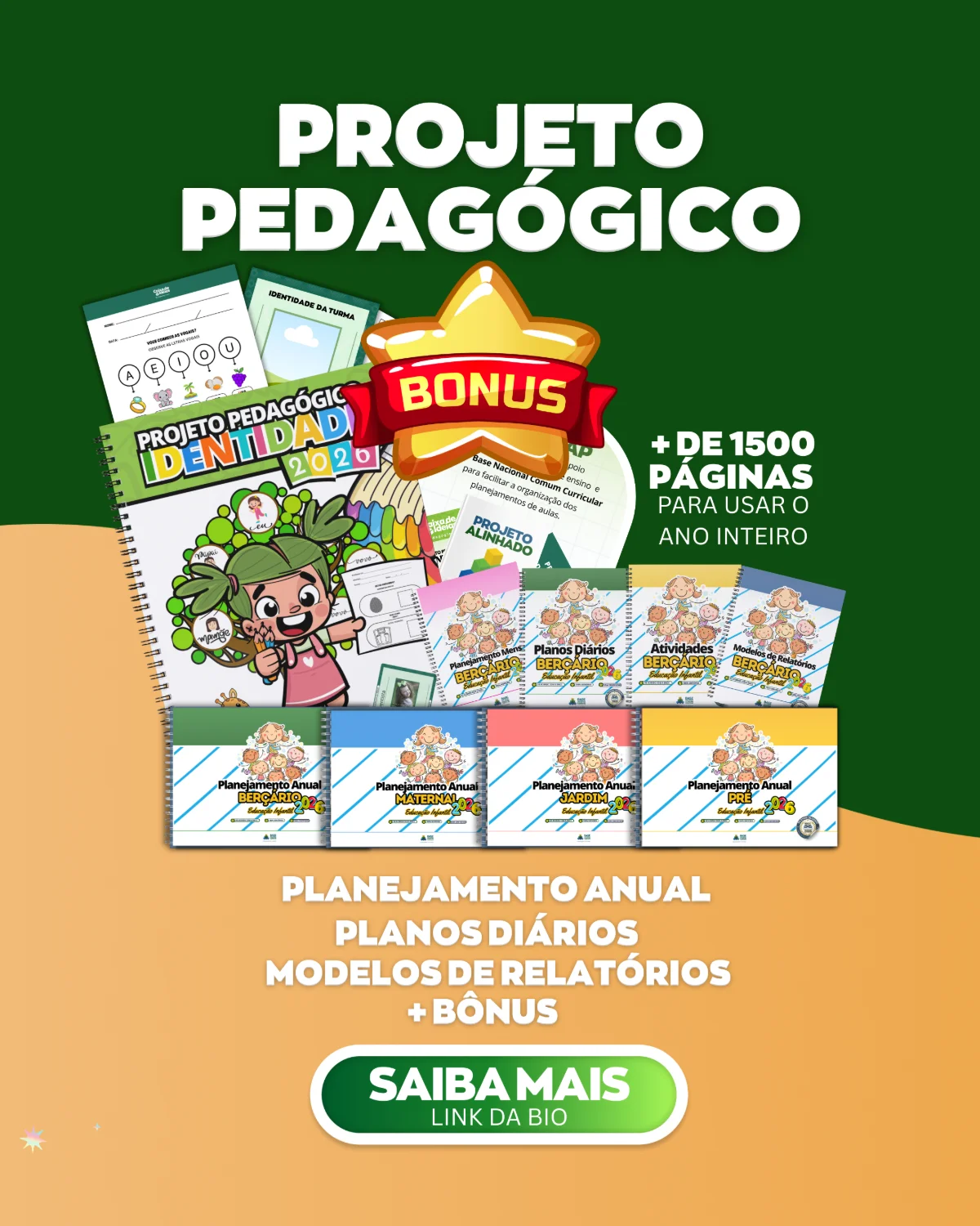 Miniatura 9 de Planejamentos Anuais Berçário + Bônus PLR