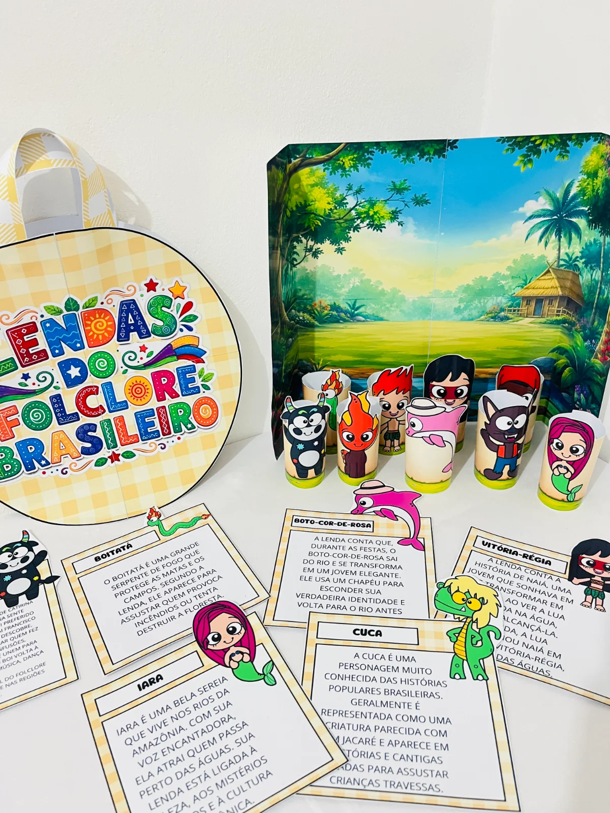 Miniatura 2 de Kit Folclore -  Sacola das Lendas + Teatro com Rolinhos (PLR Total)