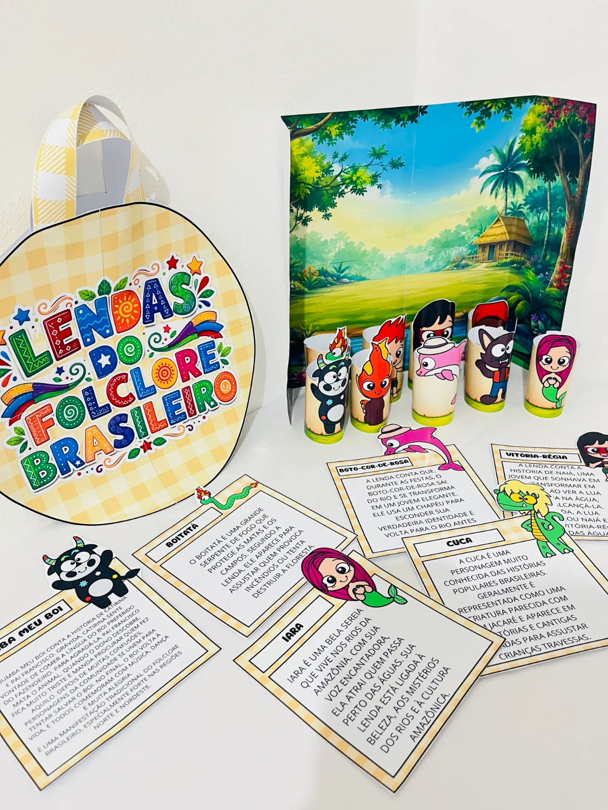 Miniatura 3 de Kit Folclore -  Sacola das Lendas + Teatro com Rolinhos (PLR Total)