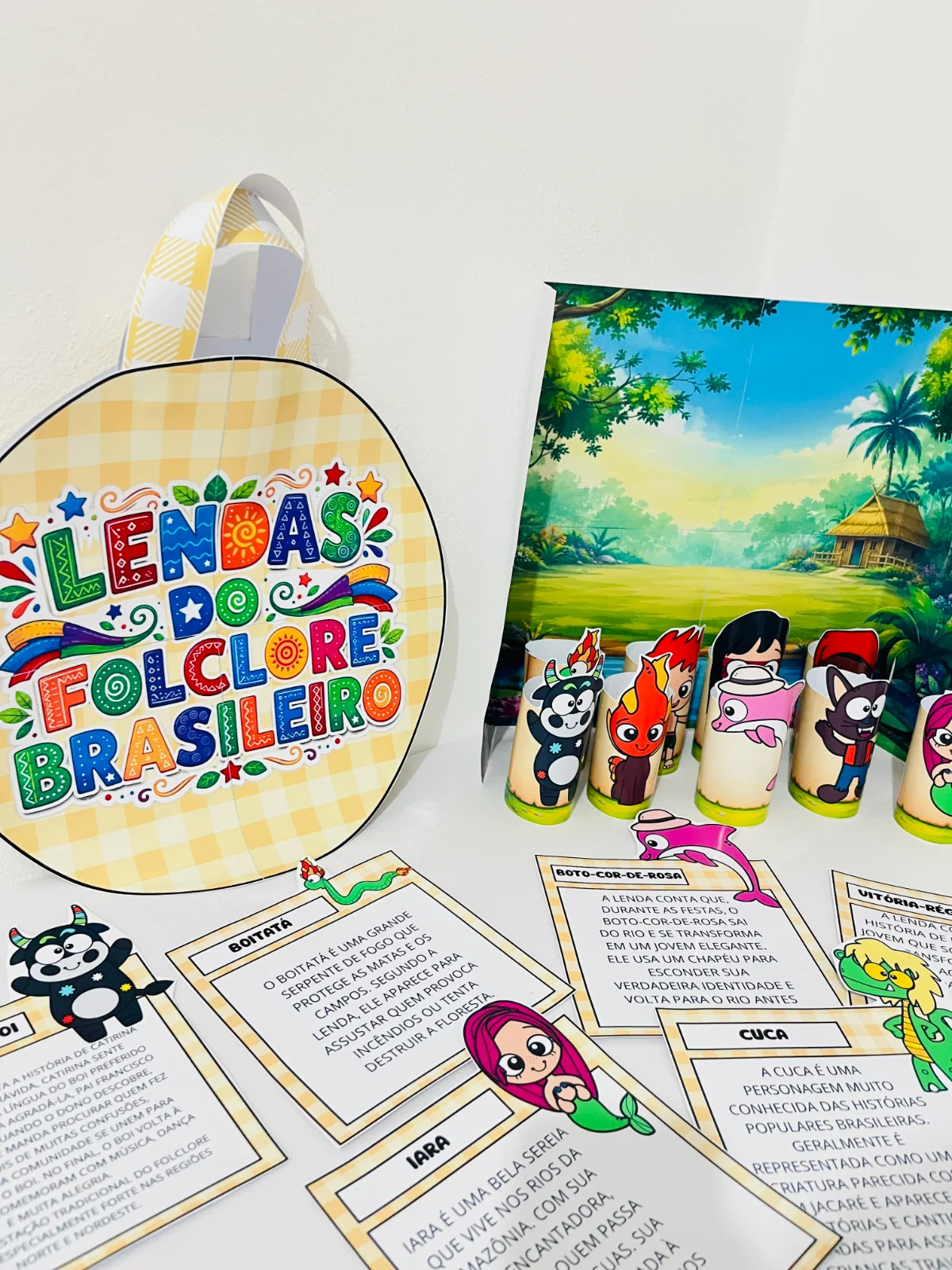 Miniatura 6 de Kit Folclore -  Sacola das Lendas + Teatro com Rolinhos (PLR Total)