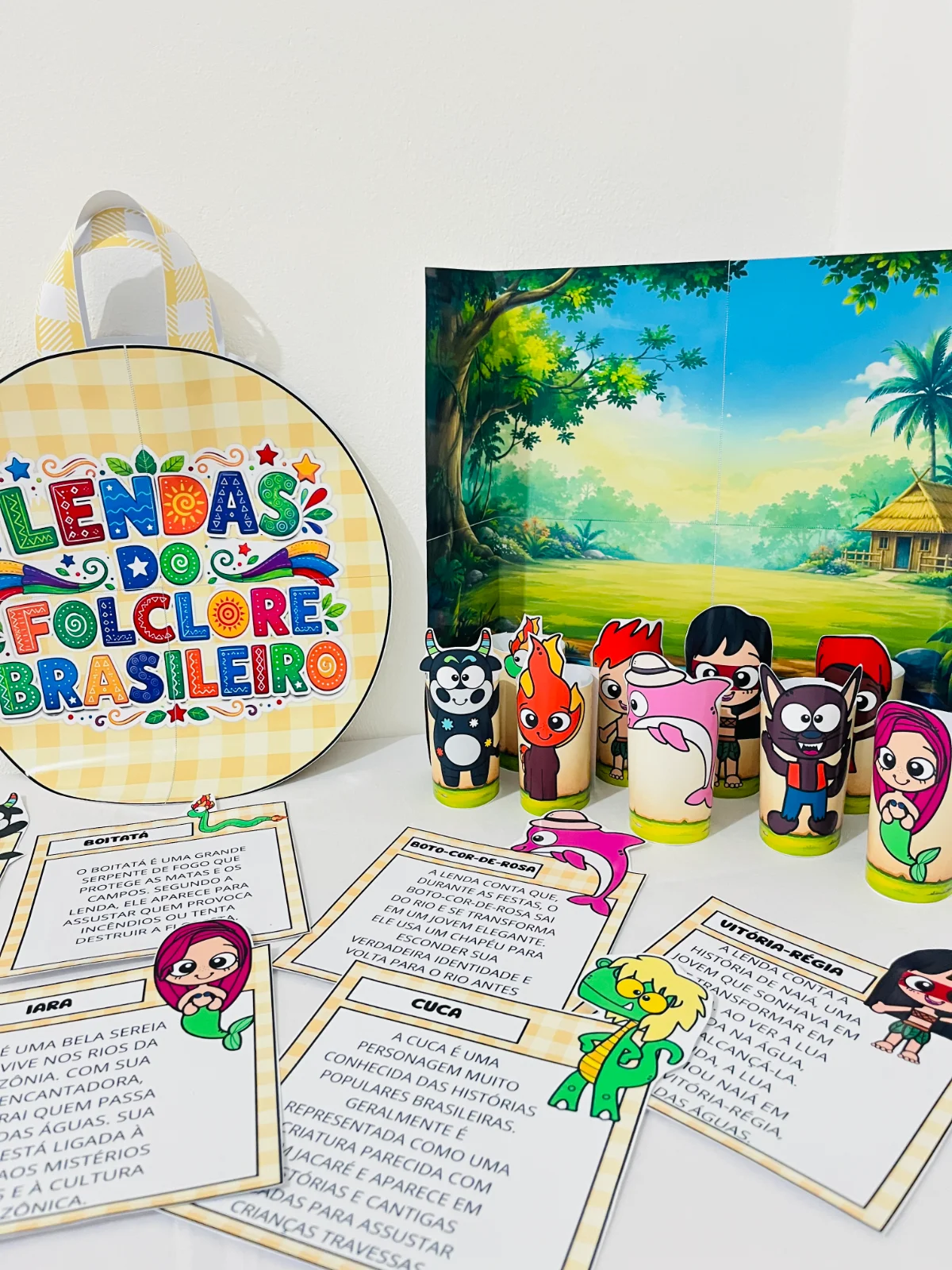 Miniatura 8 de Kit Folclore -  Sacola das Lendas + Teatro com Rolinhos (PLR Total)