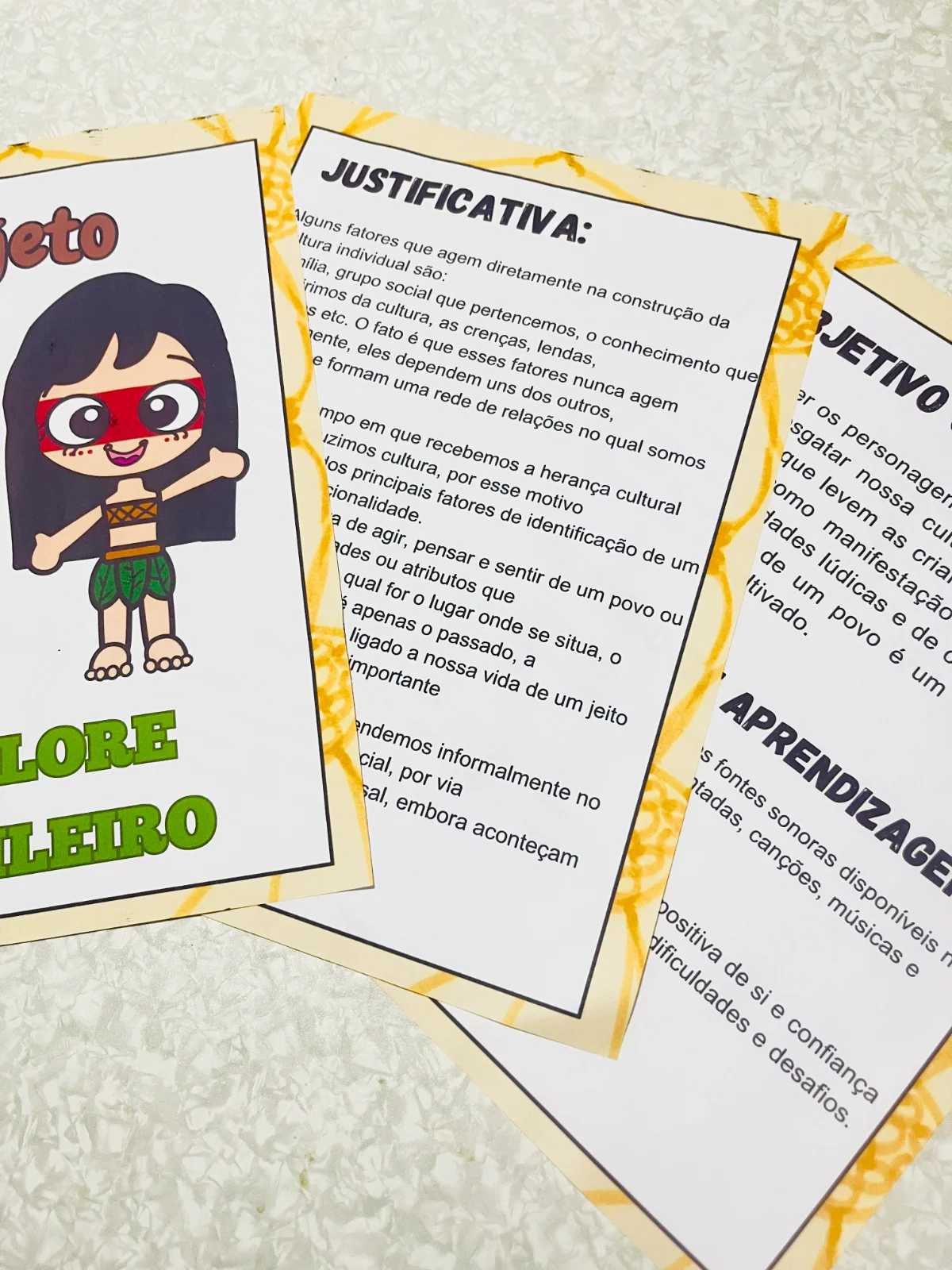 Capa do material Projeto Folclore – Aprender Brincando - PLR
