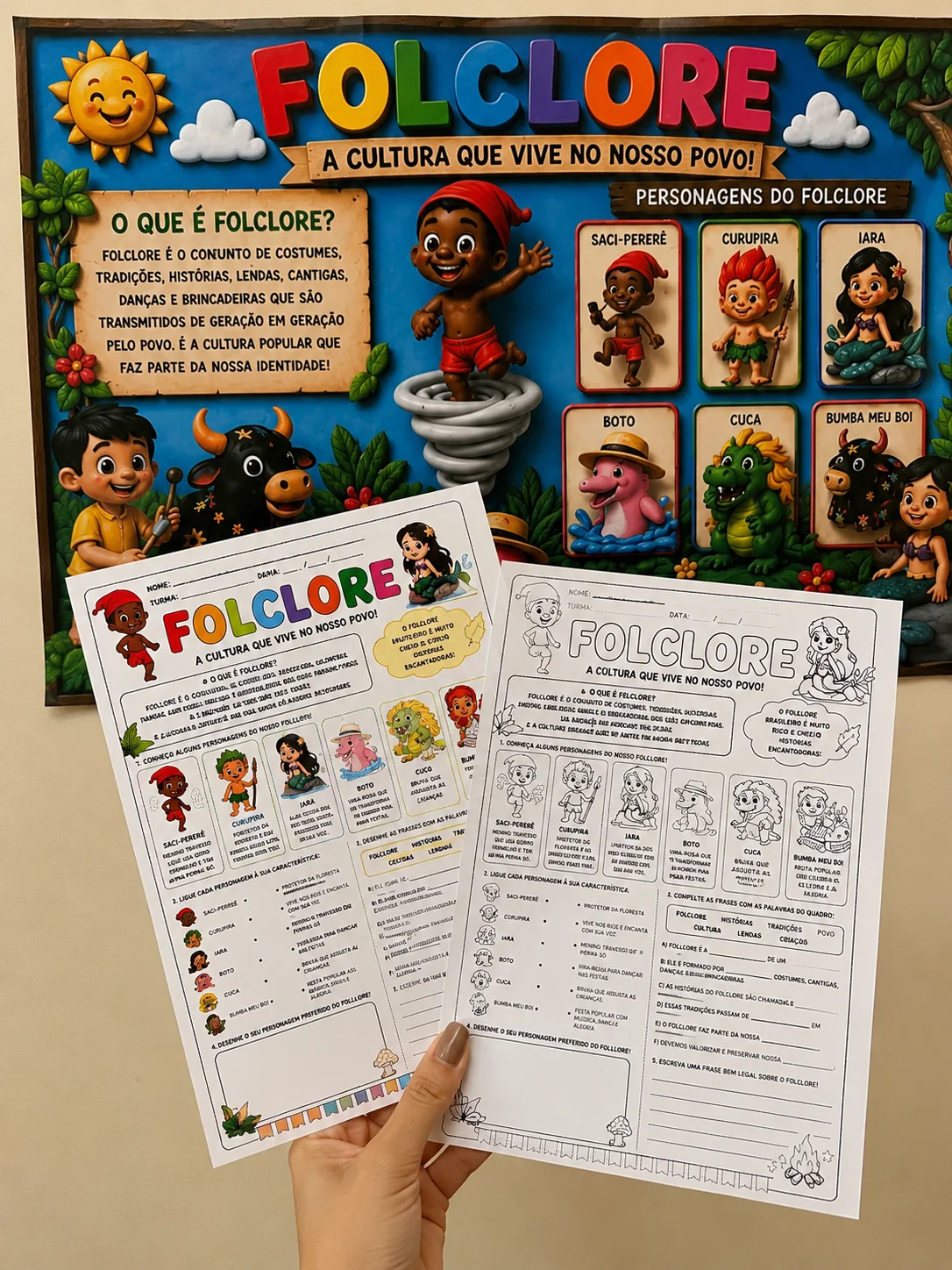Miniatura 2 de Painel e Atividades Folclore