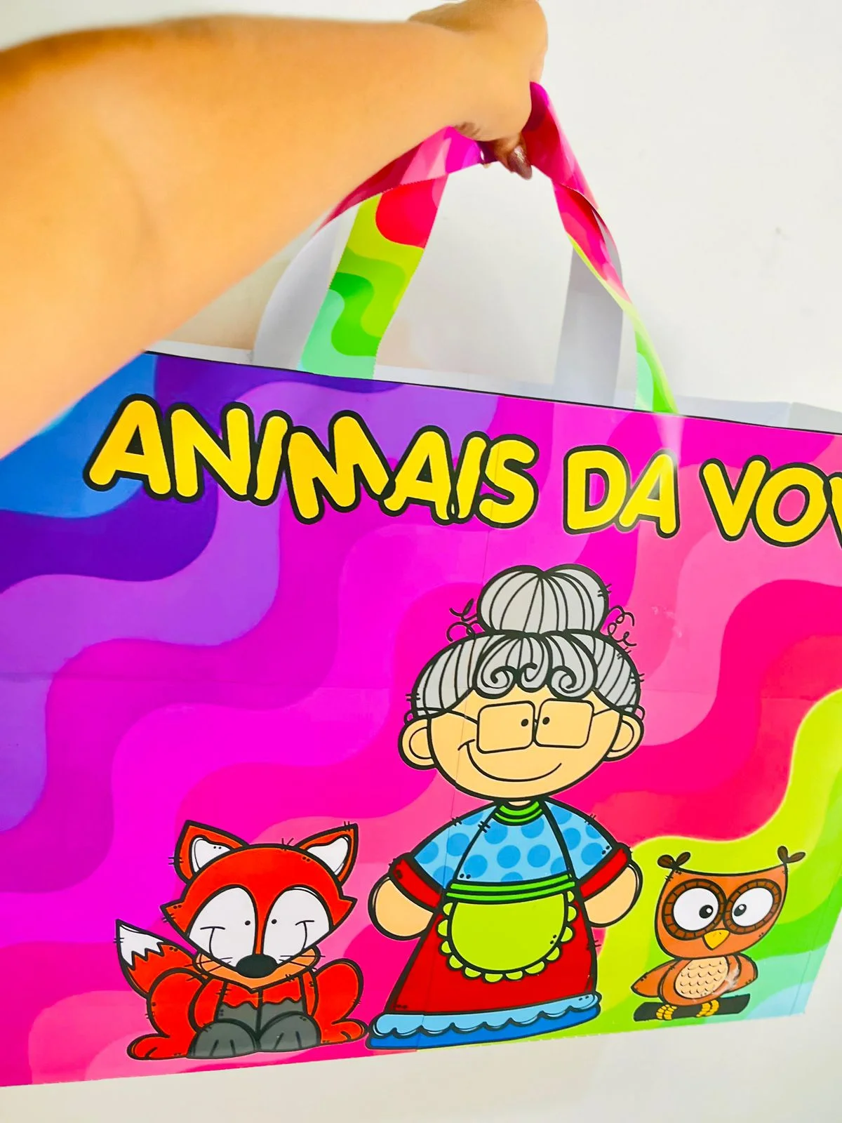 Capa do material Sacola da Leitura - Os animais da vovó