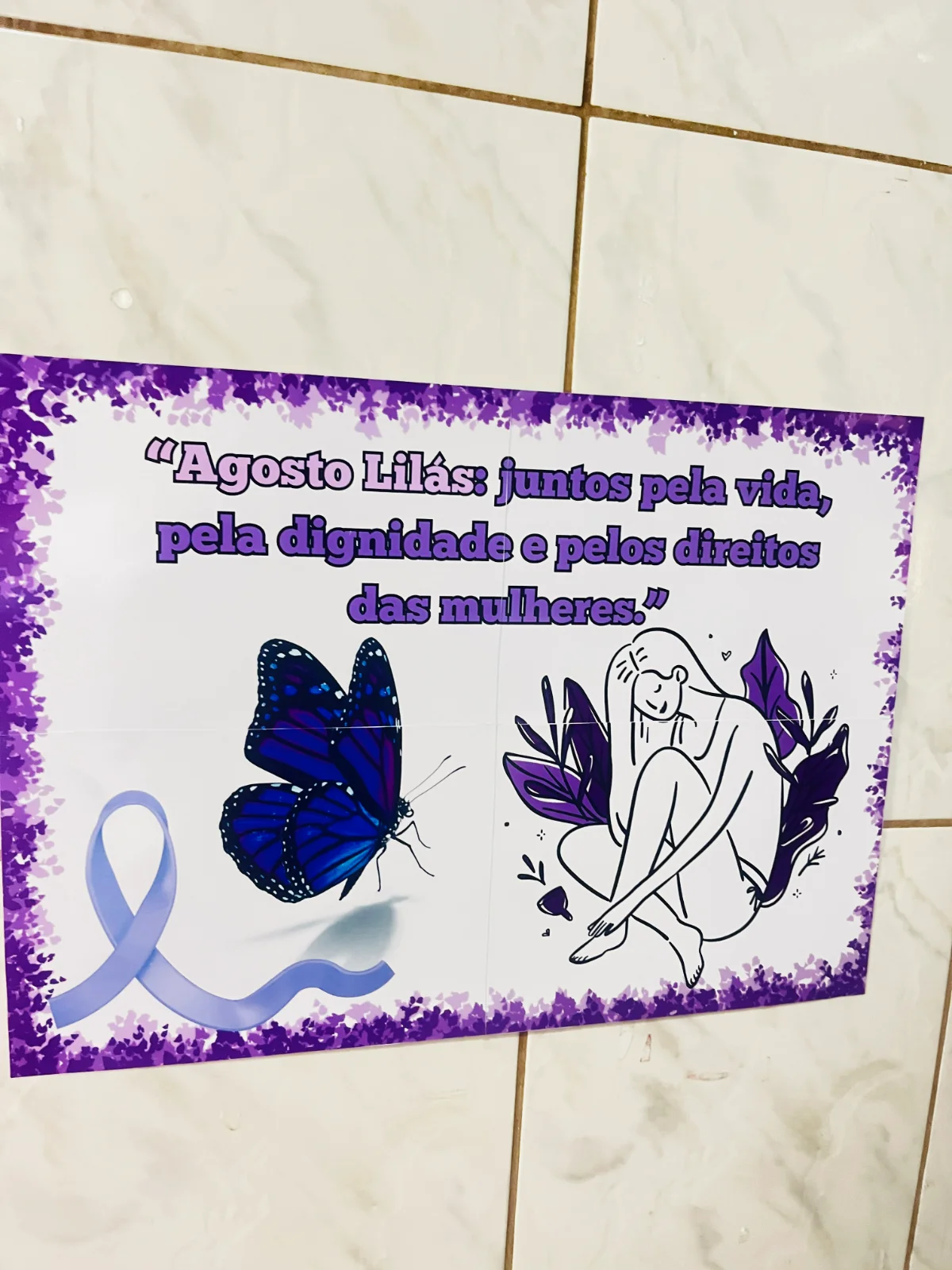 Miniatura 4 de Painel Agosto Lilás para Revenda