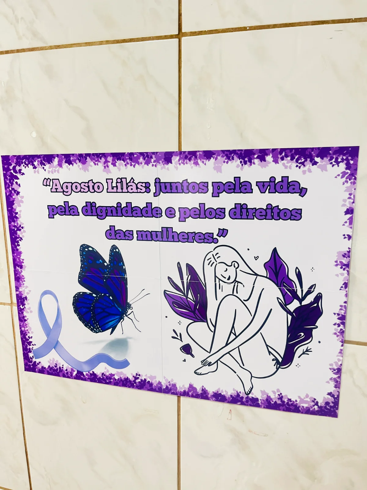 Miniatura 6 de Painel Agosto Lilás para Revenda