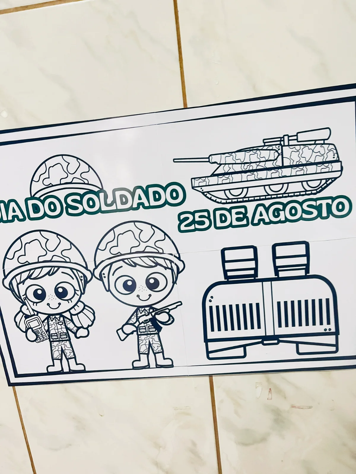 Miniatura 2 de Cartaz Colaborativo Dia do Soldado Revenda