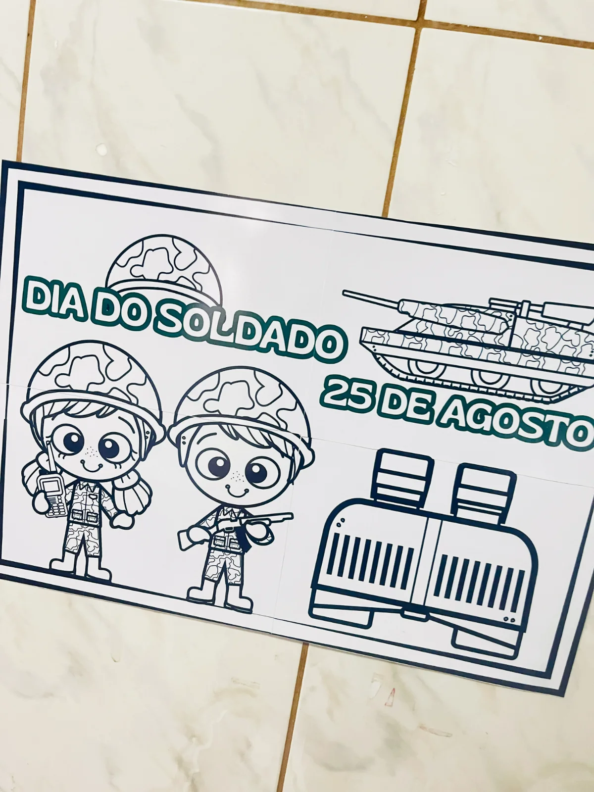 Miniatura 3 de Cartaz Colaborativo Dia do Soldado Revenda