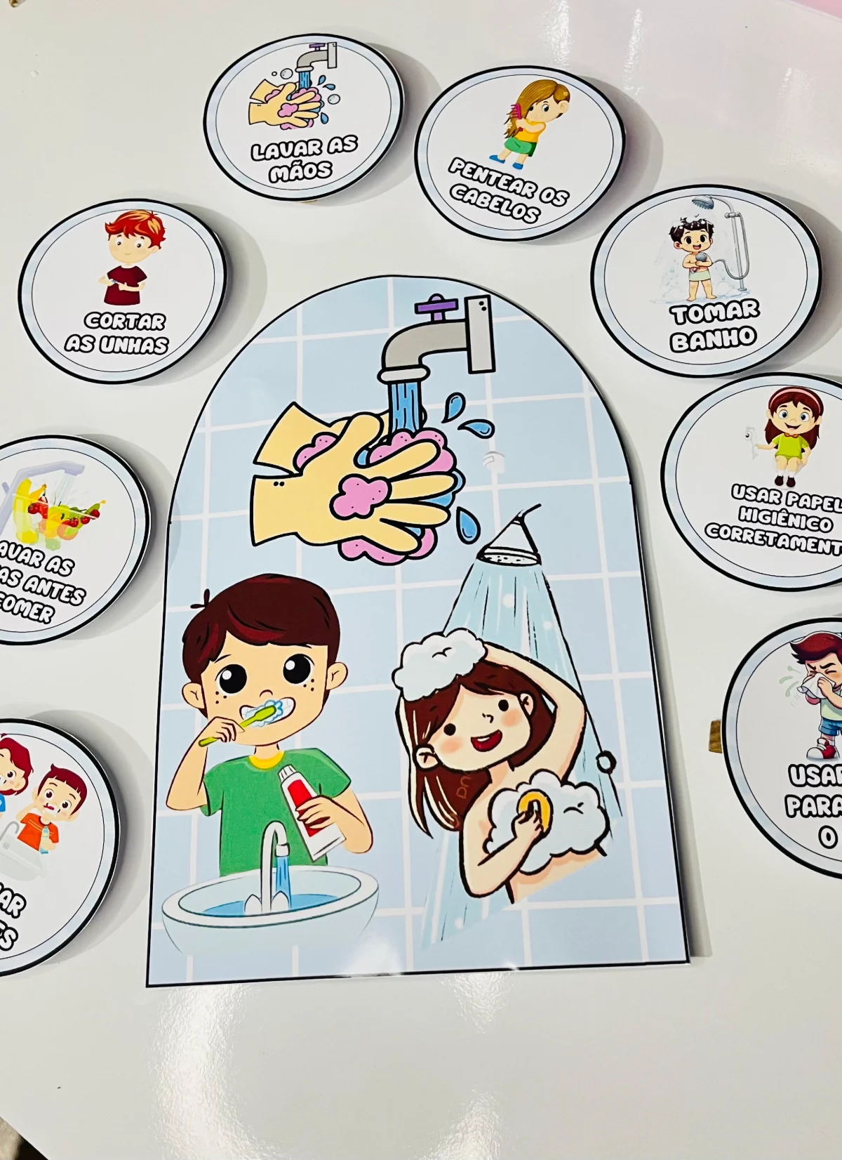 Miniatura 2 de Luva dos Hábitos de Higiene | Recurso Pedagógico Infantil – PLR