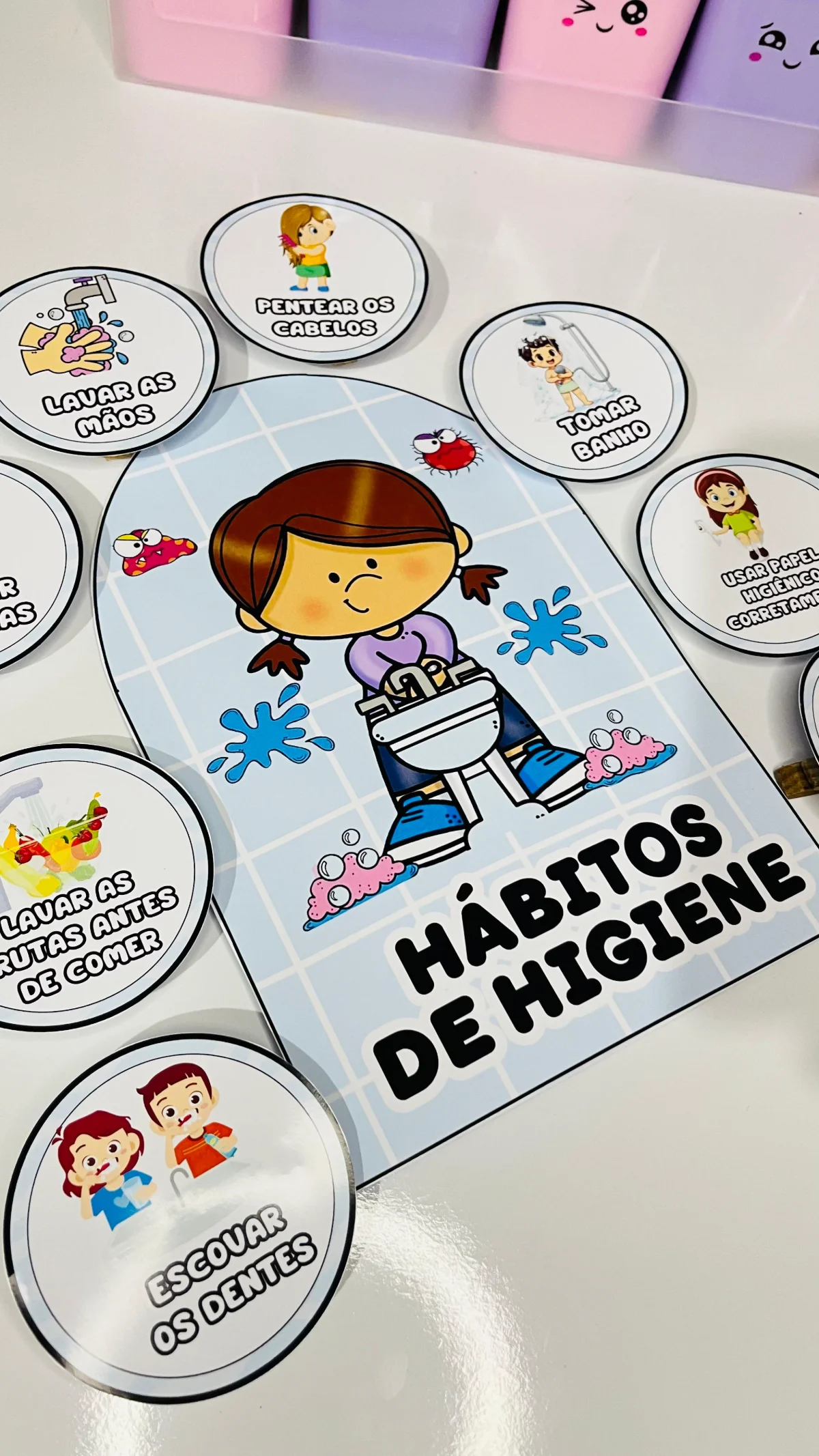 Miniatura 7 de Luva dos Hábitos de Higiene | Recurso Pedagógico Infantil – PLR