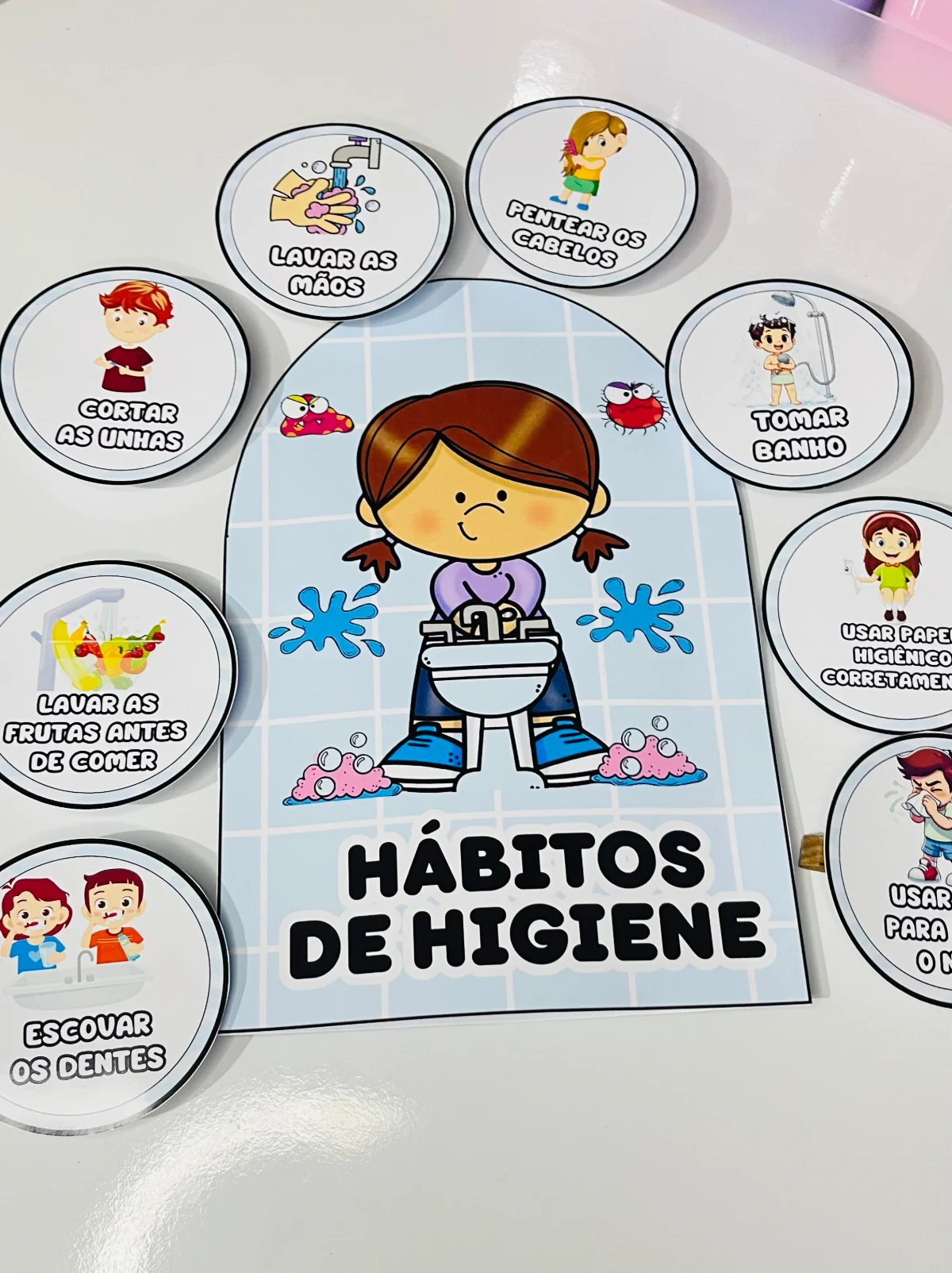 Miniatura 8 de Luva dos Hábitos de Higiene | Recurso Pedagógico Infantil – PLR