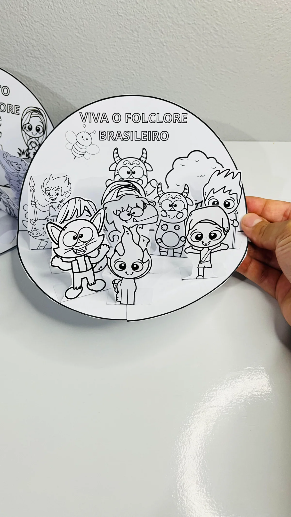 Miniatura 2 de Cenário Folclórico Divertido em PDF | Atividade de Folclore – PLR