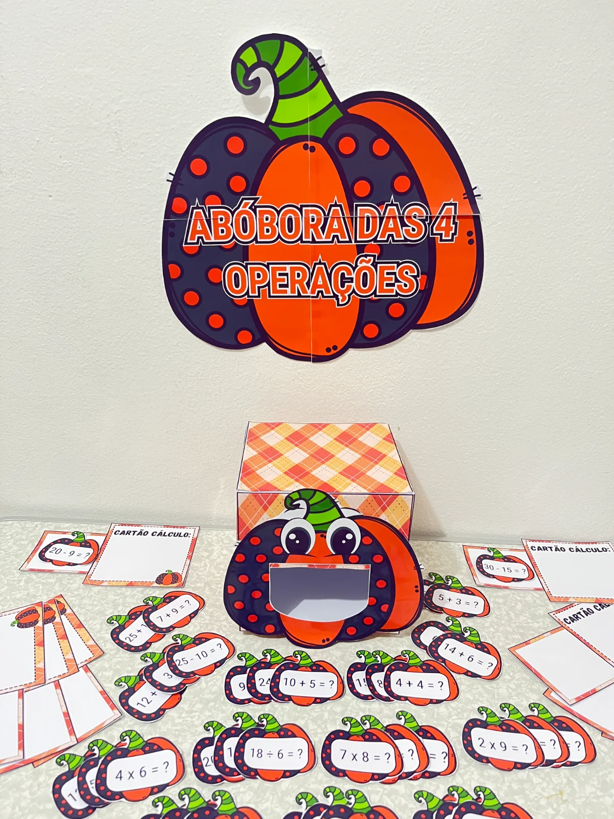 Miniatura 2 de 🎃​ Abóbora das 4 operações 🎃​