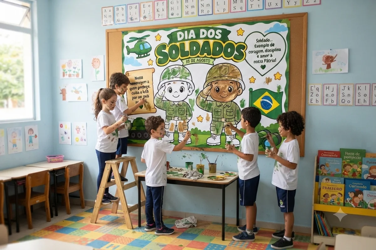 Miniatura 3 de 🪖 Painel Interativo – Dia do Soldado 🇧🇷