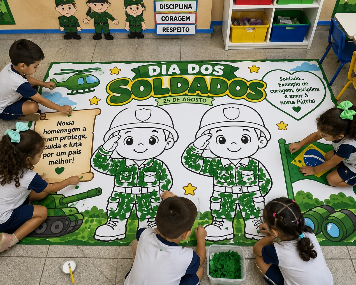 Miniatura 4 de 🪖 Painel Interativo – Dia do Soldado 🇧🇷