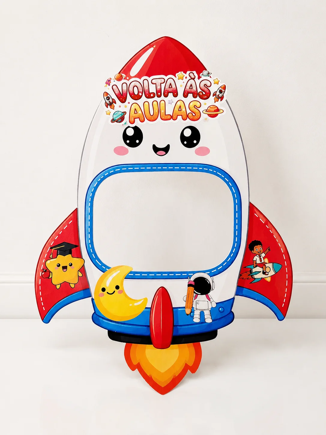 Miniatura 2 de 🚀 Moldura Foguete – Volta às  Aulas 🚀