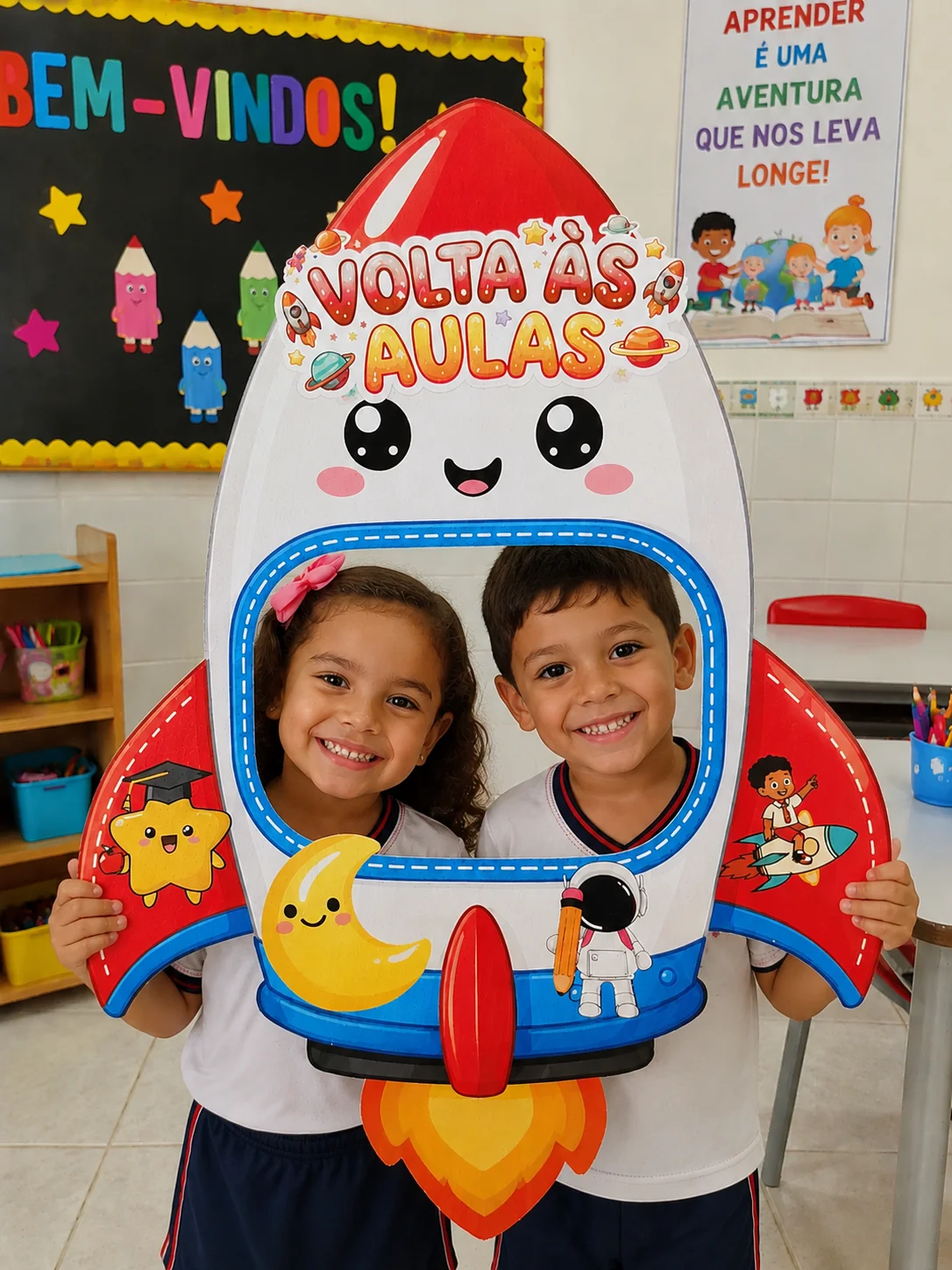 Miniatura 5 de 🚀 Moldura Foguete – Volta às  Aulas 🚀