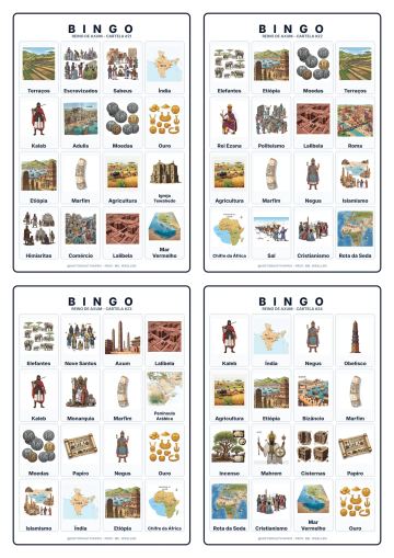 Atividades de Bingo para o 7º ano para Imprimir — PDF Pronto